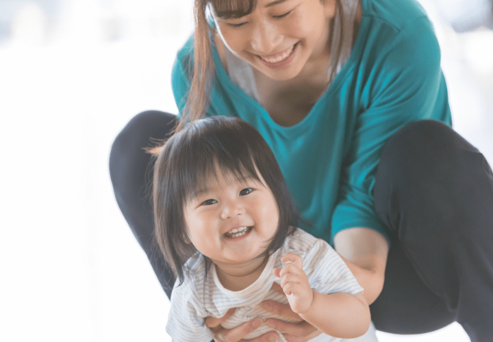 成長に合った運動をします