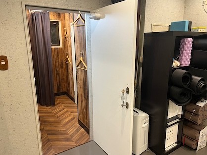 レッスン室は土足厳禁となっているので、清潔な環境を保っています。