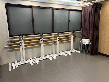 レッスンに必要な設備一式を取り揃えています。