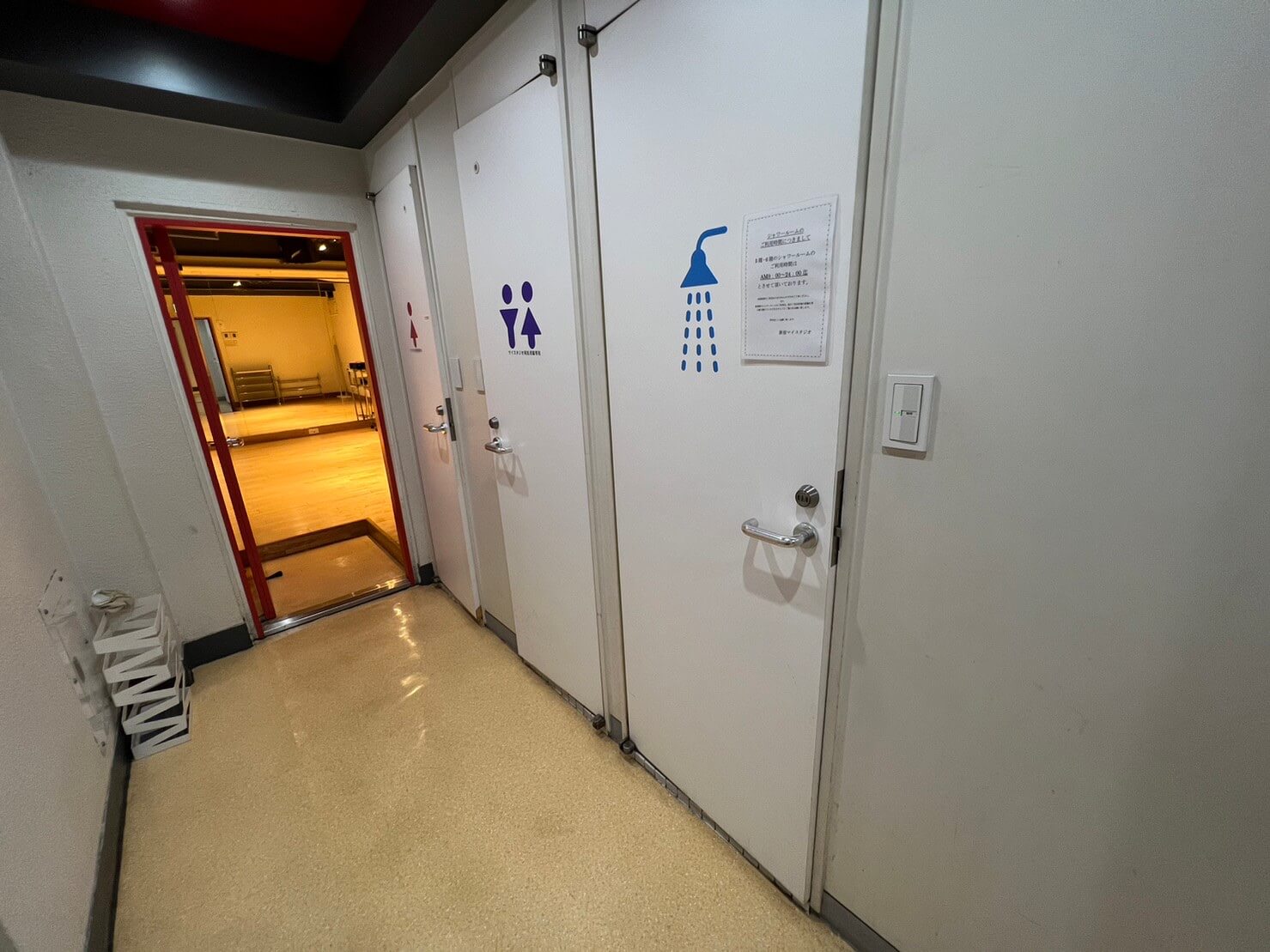 シャワールームもお使いいただけます。