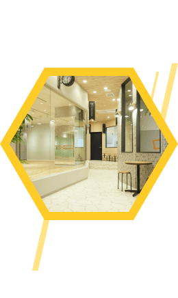 快適で綺麗なロビー