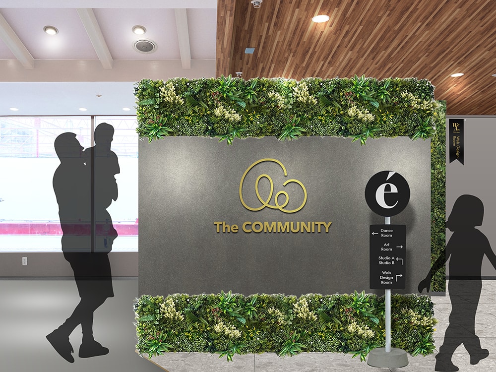 音楽教室、ダンス教室、バレエ教室、美術教室などが一つの拠点に集まっています。