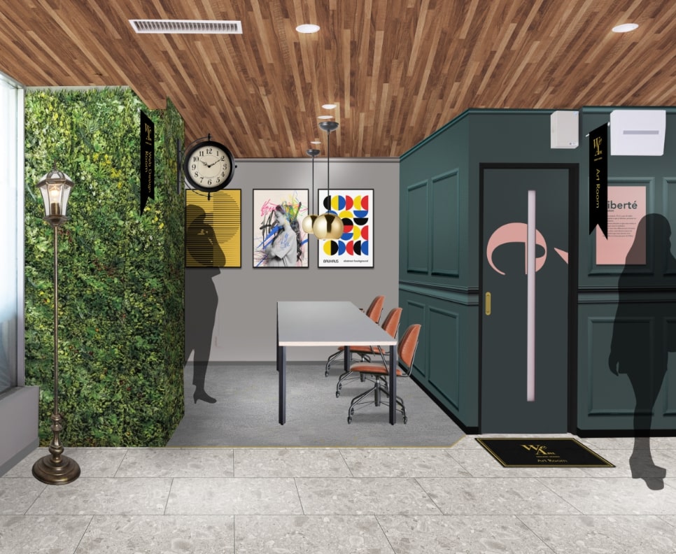 落ち着いたおしゃれな空間でレッスンに集中していただけます。文化的な空間で音楽をお楽しみください。